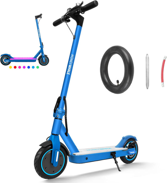 SCOOTER HONEY_WHALE S2 350-500W VEL_MAX 25KM/H SOPORTE_120KG ALUMINIO