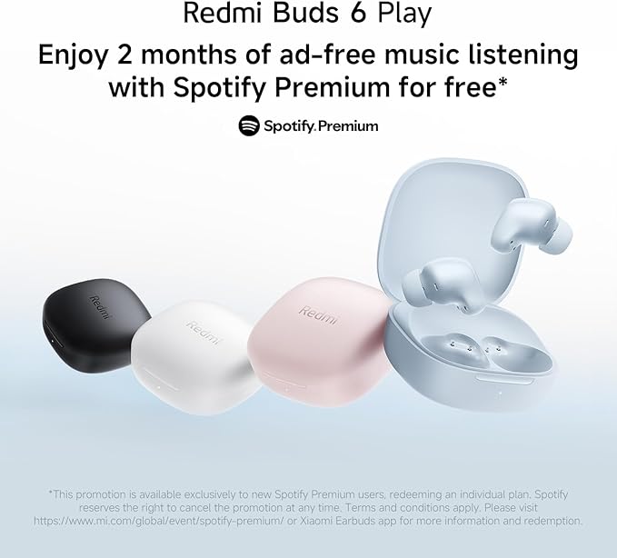 AUDIFONOS XIAOMI BUDS 6 PLAY NEGRO - Ekar de Gas