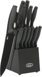 Cuchillo oster 142680.14 14piezas inox negro bloque madera - Ekar de Gas