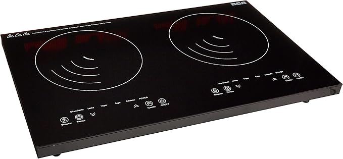 PARRILLA RCA RC-12A4 INDUCCIóN 2QUEMADORES 2000W 8NIVELES 5FUNCIONES - Ekar de Gas