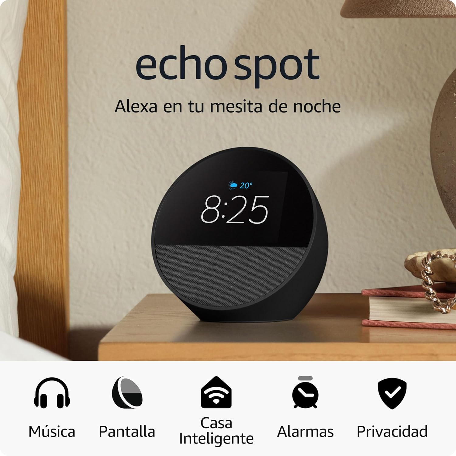 Bocina Alexa Echo Spot - Ekar de Gas