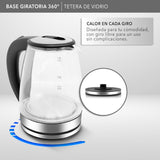 Tetera electrica rca rc-328 1000w 1.8lts cristal