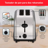 Tostador t-fal tt330dmx ultra 2rebanadas inox