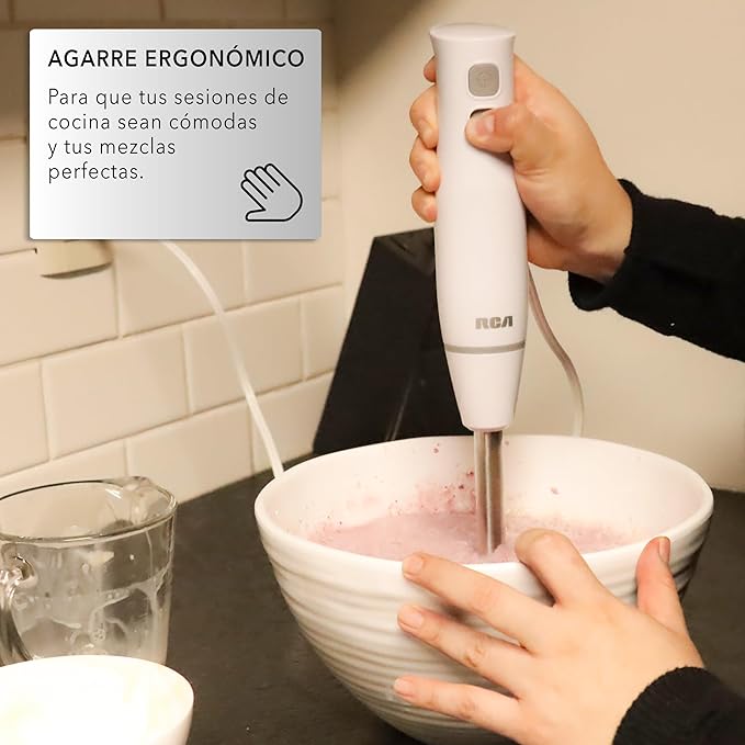 BATIDORA RCA RC1204 MANO 2VEL 200W BLANCO - Ekar de Gas