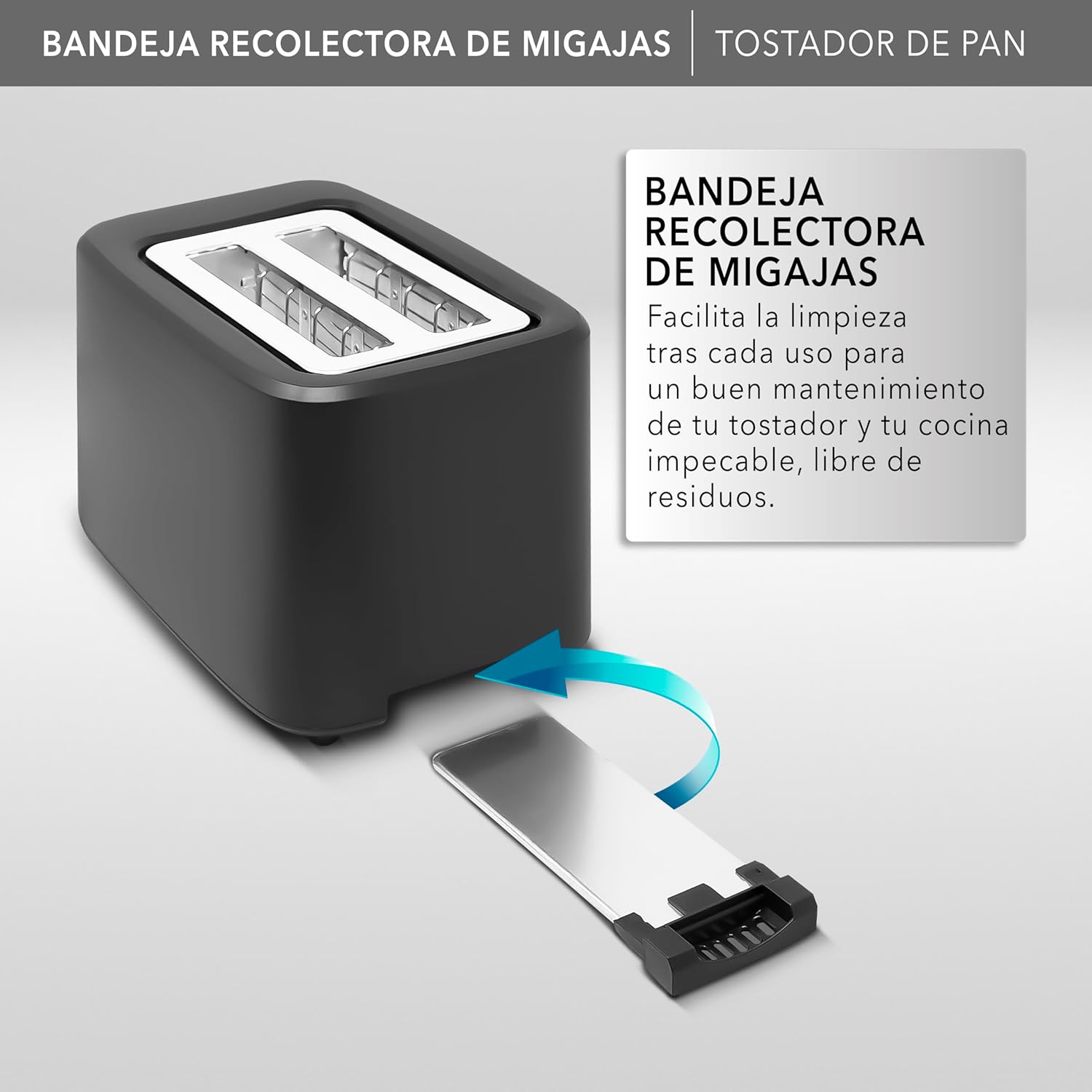 Tostador rca rc-t2 750w 2rebanadas 6niveles negro