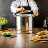 Vaporera vasconia 4000191 22cm 6lt aluminio