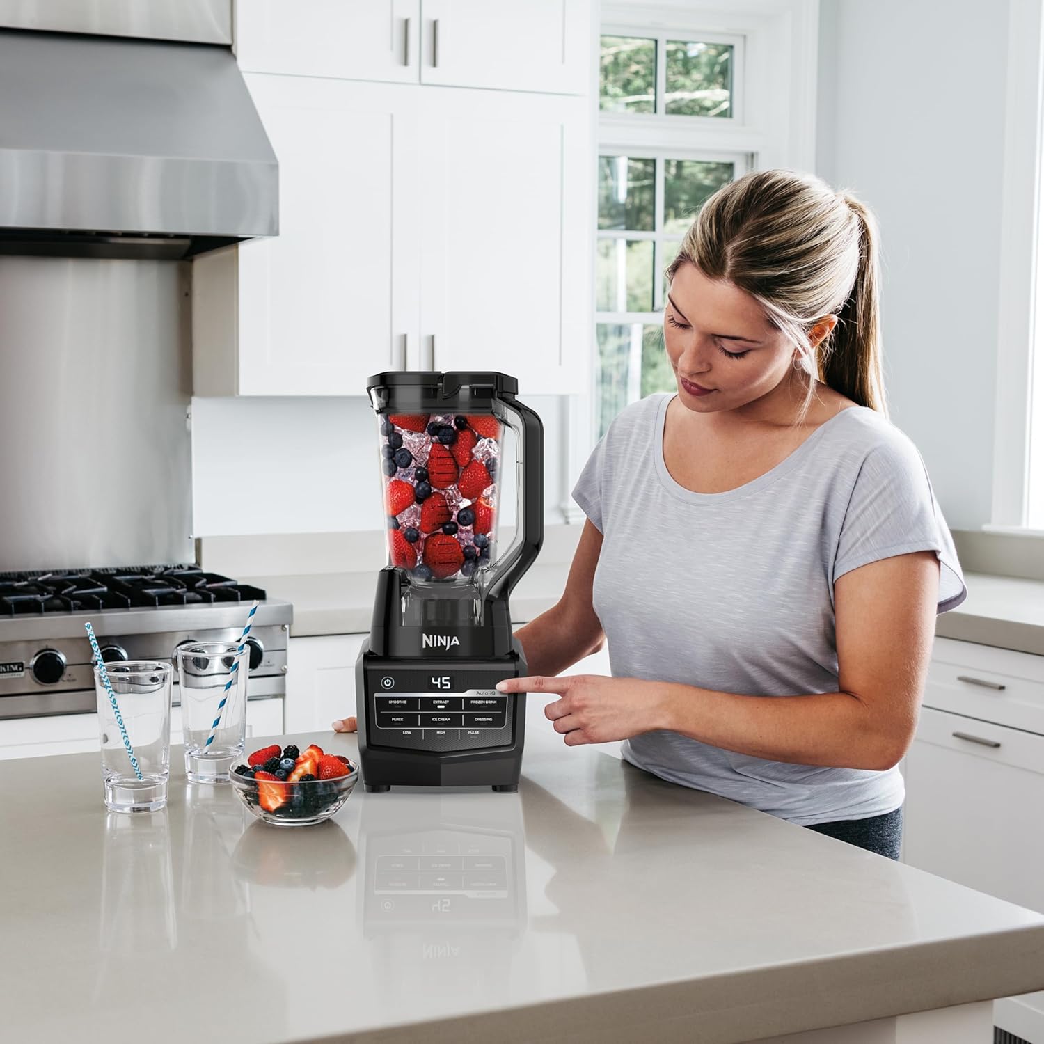 LICUADORA NINJA DUO BN642 1800W 2 VEL NEGRO - Ekar de Gas
