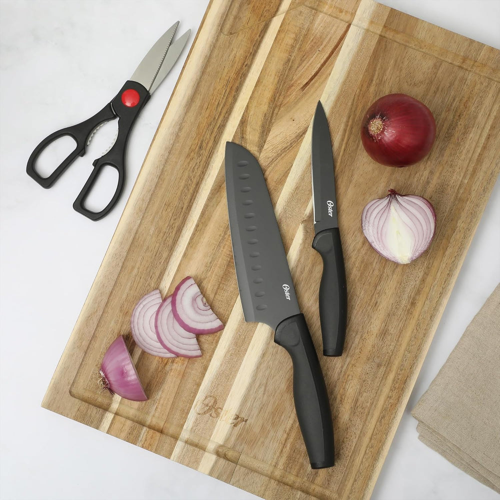 Cuchillo oster 142680.14 14piezas inox negro bloque madera - Ekar de Gas