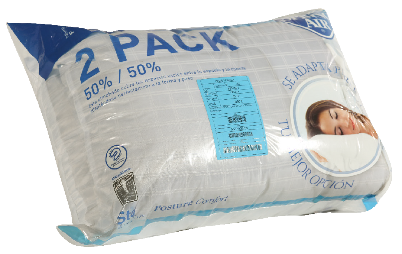 Almohada spring air 2pack estandar firmeza 2