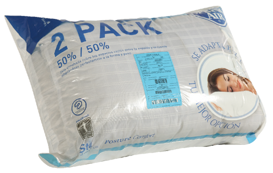 Almohada spring air 2pack estandar firmeza 2