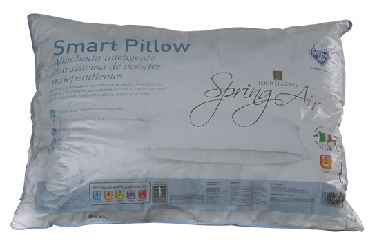 Almohada spring air smart pillow estándar blanco resortes independientes