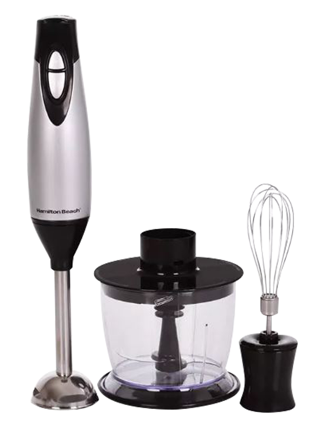 BATIDORA HAMILTONBEACH 59765 INMERSION 2VEL NEGRO GRIS 225W