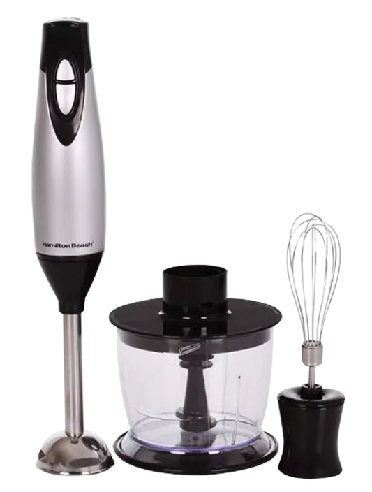 BATIDORA HAMILTONBEACH 59765 INMERSION 2VEL NEGRO GRIS 225W
