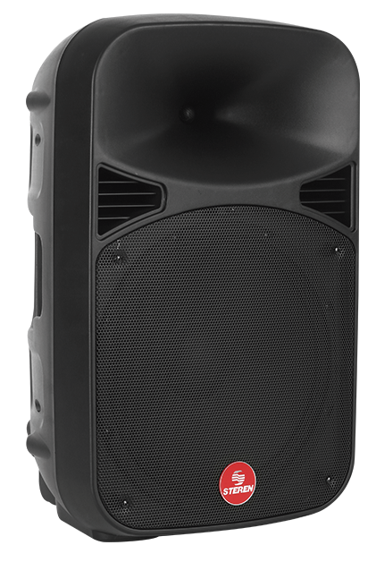 BOCINA STEREN BAF1545BT BAFLE 15PULG NEGRO 2800W BLUETOOTH