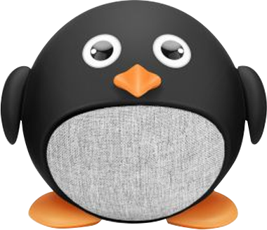 Bocina Steren boc-869p portatil mini pinguino bluetooth