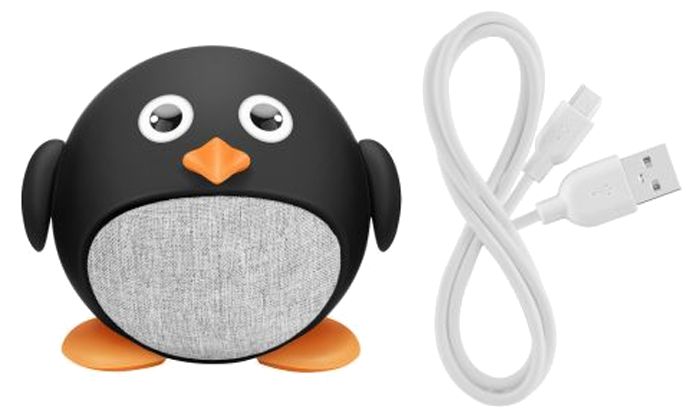 Bocina Steren boc-869p portatil mini pinguino bluetooth