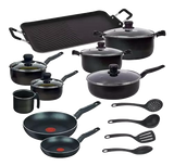 Baterí­a T-fal bat18m0226100 vital 18 piezas negro 2mm