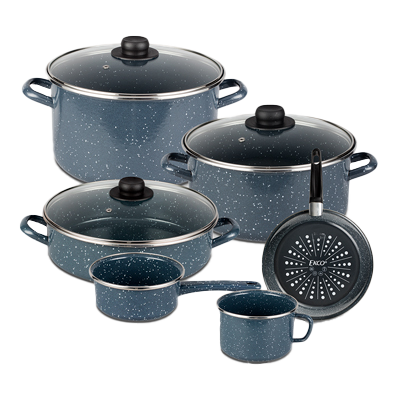 Baterí­a T-fal 5819600 talent 9piezas gris