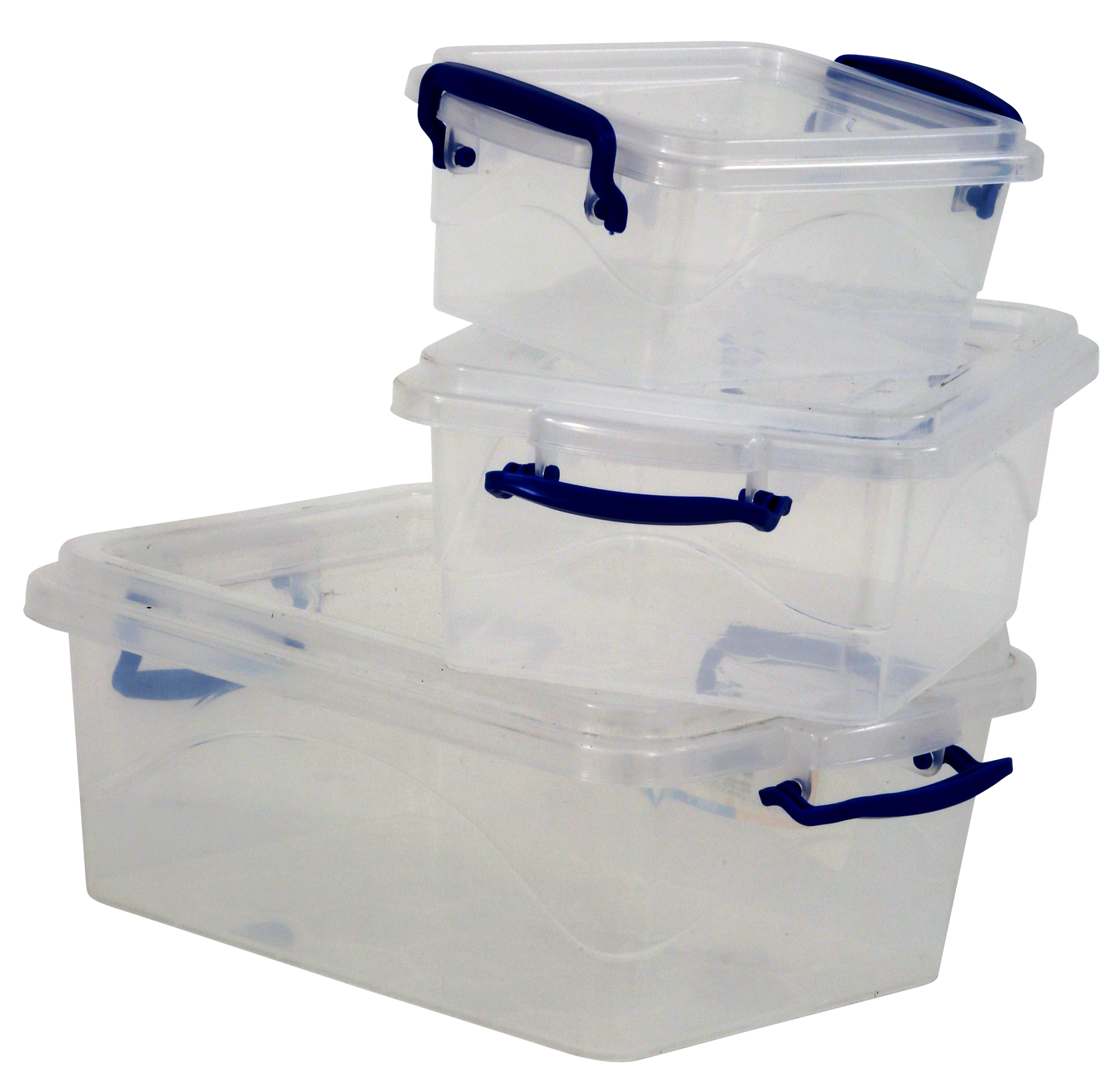 Contenedor Alica a337 cocina 3piezas transparente rectangular