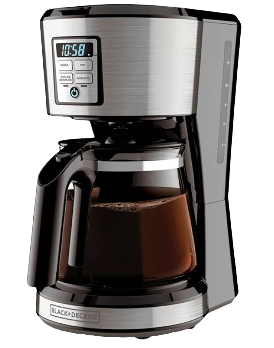 CAFETERA BLACK&DECKER CM1231S-LA 12TAZAS NEGRO PROGRAMABLE