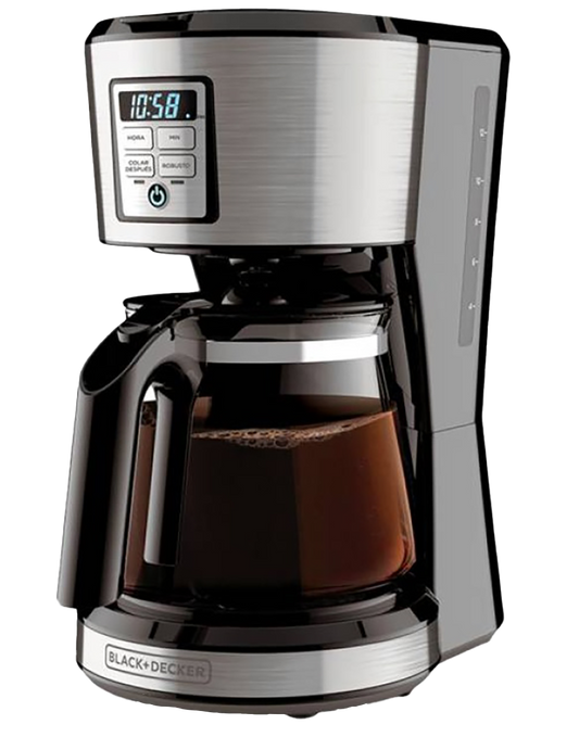 CAFETERA BLACK&DECKER CM1231S-LA 12TAZAS NEGRO PROGRAMABLE