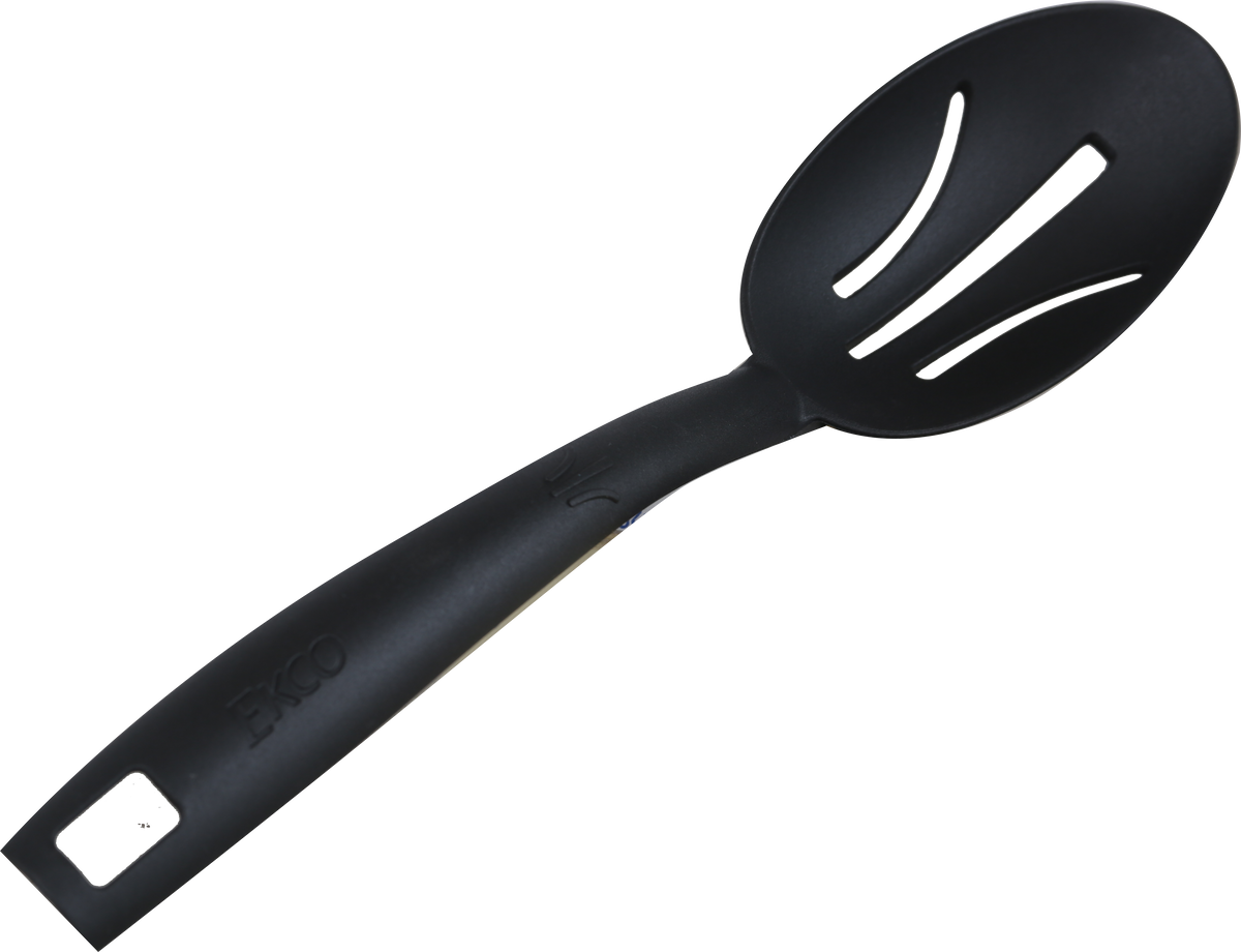Cuchara Ekco 98391 curvo classic ranurada negro nylon