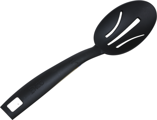 Cuchara Ekco 98391 curvo classic ranurada negro nylon