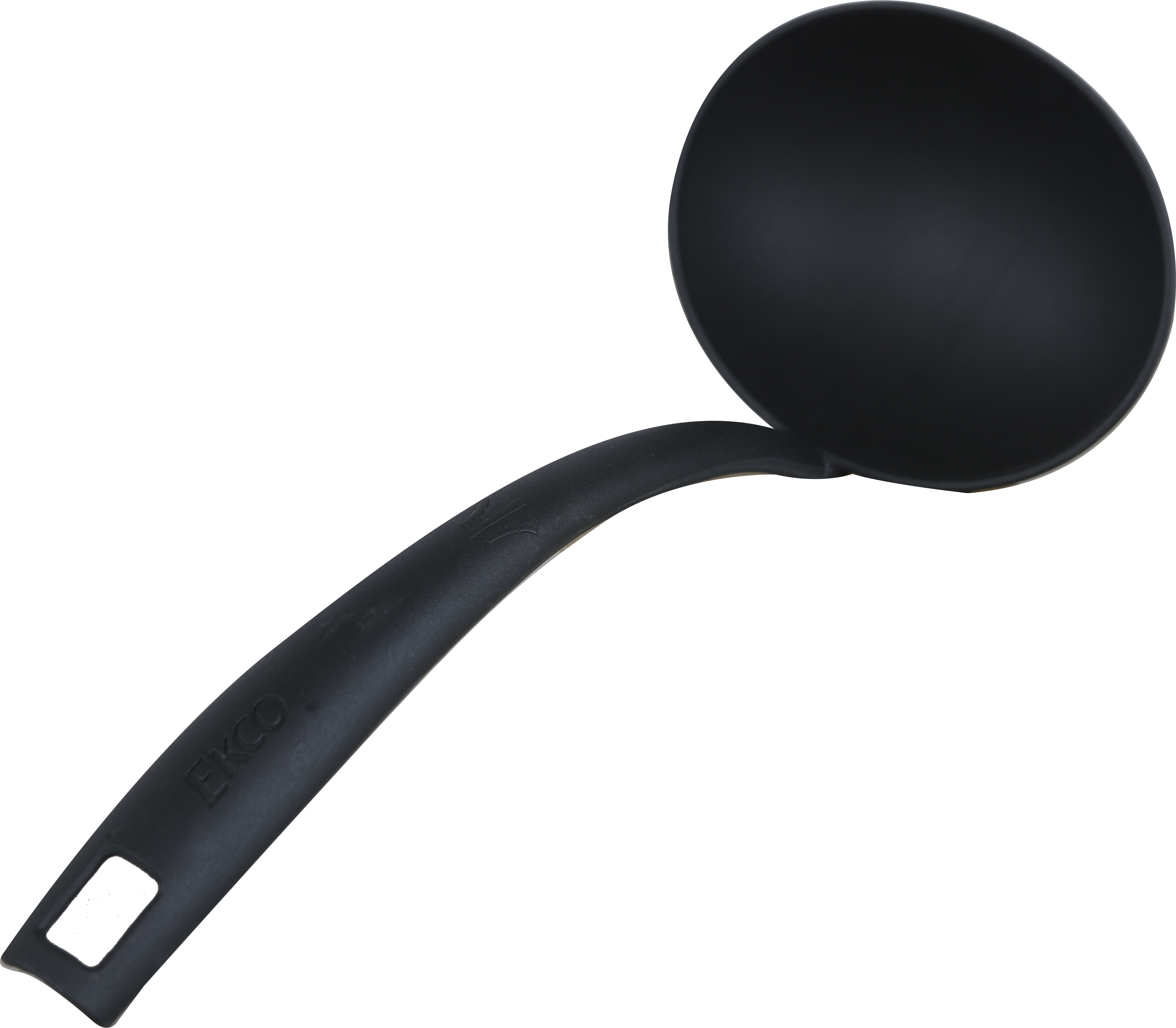 Cucharon esco 98414 curvo classic liso negro nylon