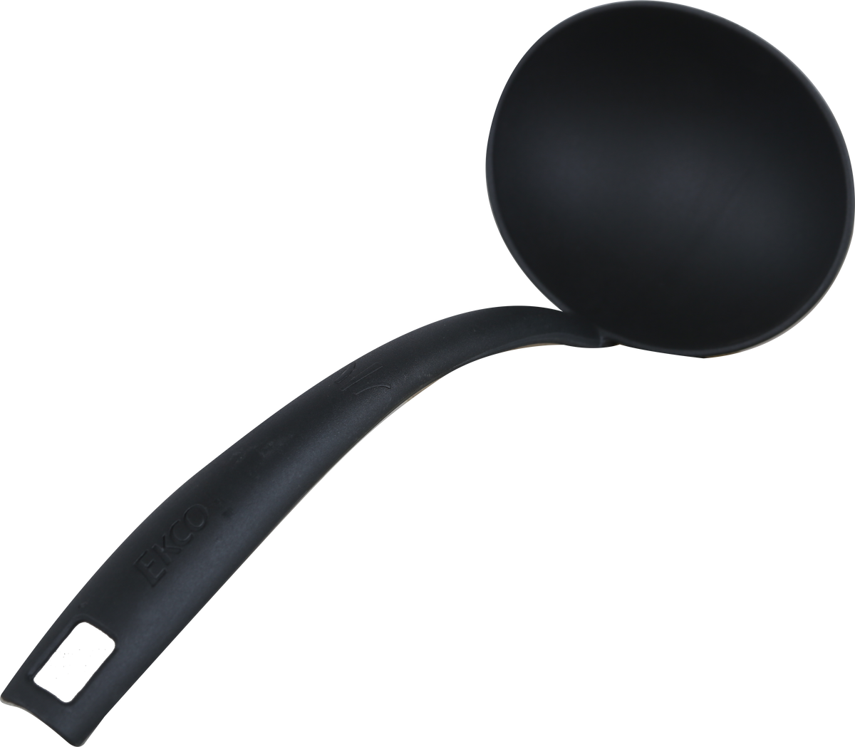 Cucharon esco 98414 curvo classic liso negro nylon