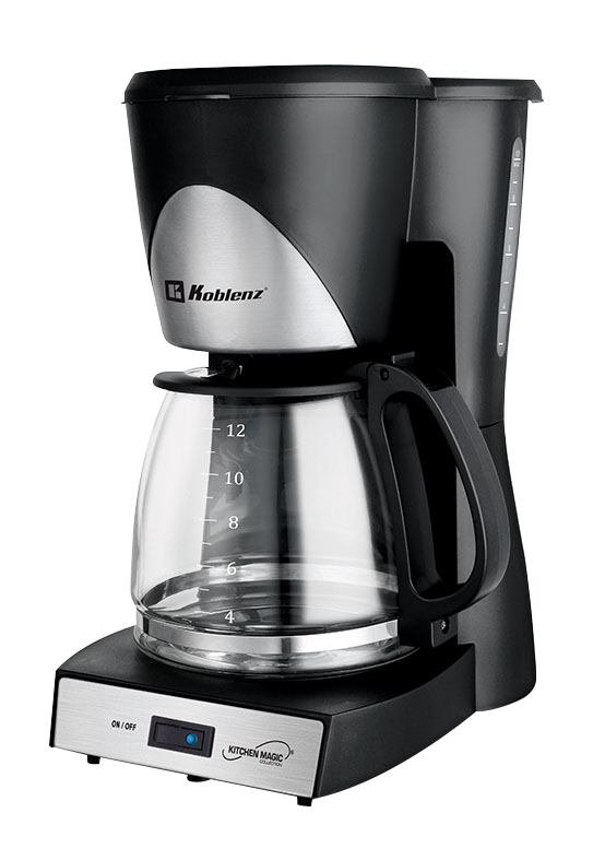 CAFETERA KOBLENZ CKM212IN KITCHEN MAGIC 12TAZAS NEGRO FILTRO PERMANENTE