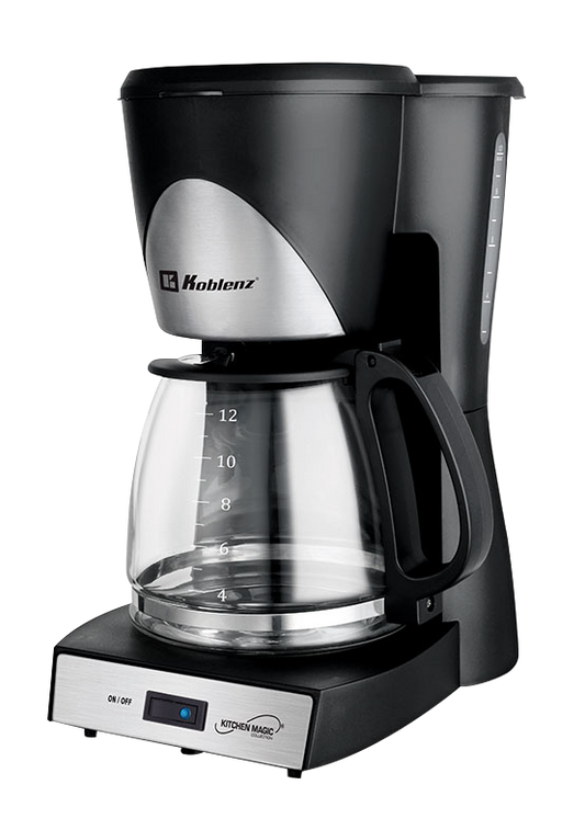 CAFETERA KOBLENZ CKM212IN KITCHEN MAGIC 12TAZAS NEGRO FILTRO PERMANENTE