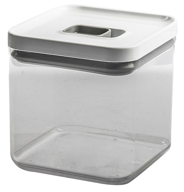 Contenedor martha stewart 136546.02 2.45kg acrilico transparente c/tapa