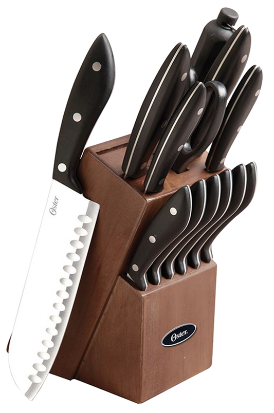 Cuchillo Oster 60772.14 14 piezas madera/baquelita/inox negro