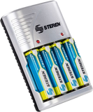 Cargador Steren crg-020 pilas aa aaa 9v