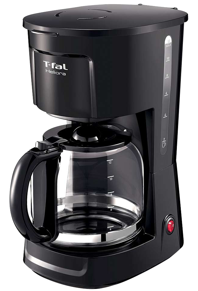 CAFETERA T-FAL CM1408MX GOTEO 12TAZAS NEGRO FILTRO PERMANENTE 800W