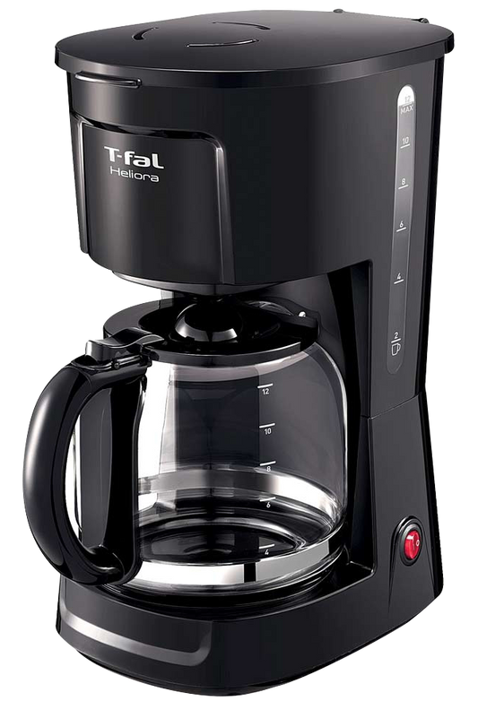 CAFETERA T-FAL CM1408MX GOTEO 12TAZAS NEGRO FILTRO PERMANENTE 800W