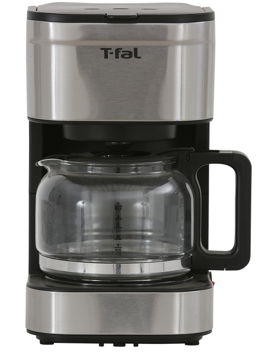 Cafetera T-fal cm223dmx elegance 7tazas inox filtro permanente