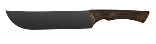 Cuchillo Tramontina 22843108 inox negro 8" grabado