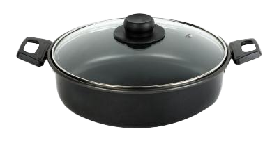 Cacerola T-fal 0390700vt vital 24cm 1.7mm negro c/tapa