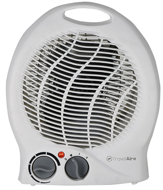 Calefactor Travel aire tae508 800/1600w blanco cuarzo 2niveles ventilador