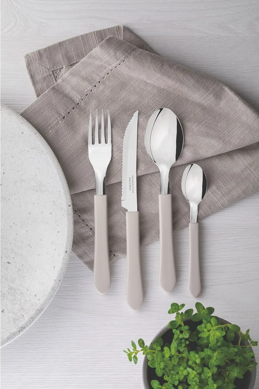 Cubierto tramotnina 23198734 leme 9 piezas rojo