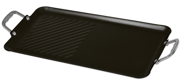 Comal Vasconia 4030624 rectangular 21pulg negro grill parrilla