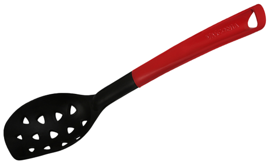 Cuchara Vasconia 4041958 tempo allegro ranurada rojo nylon