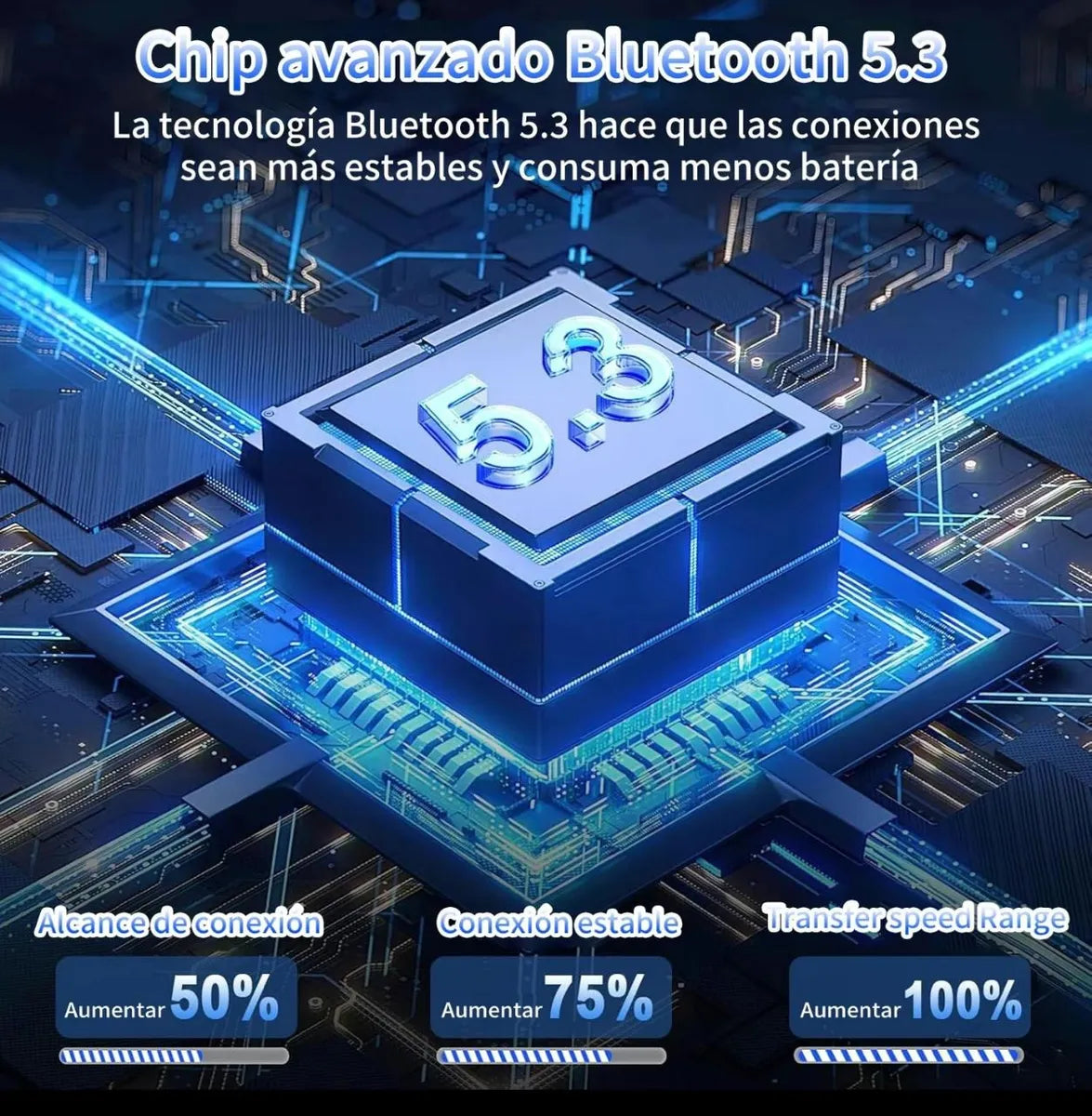 AUDIFONOS G-TIDE FUTURE POD DWS1 NEGRO - Ekar de Gas