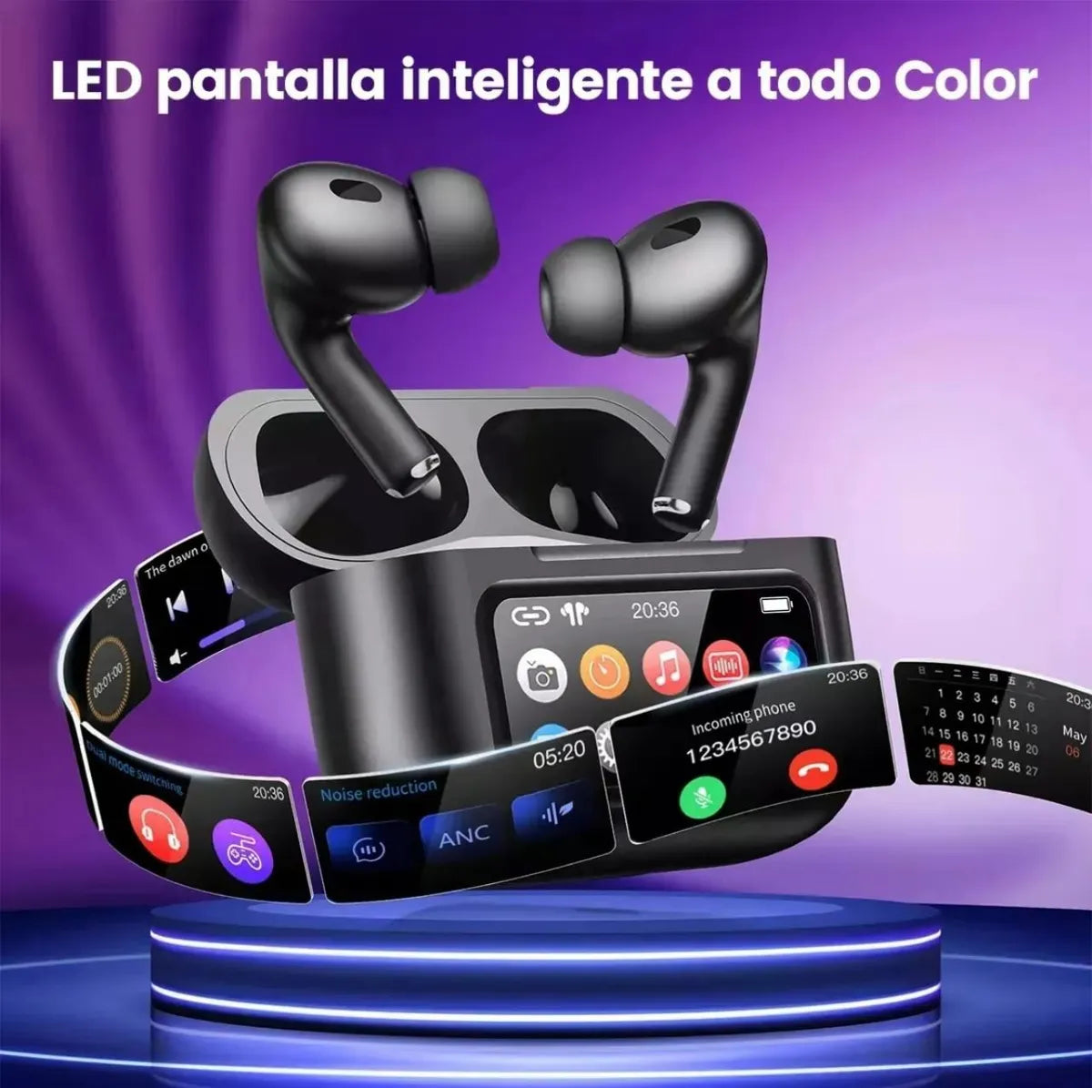 AUDIFONOS G-TIDE FUTURE POD DWS1 NEGRO - Ekar de Gas