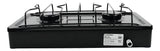 PARRILLA ALFA_MEX 303-4 2QUEMADORES MESA NEGRO - Ekar de Gas