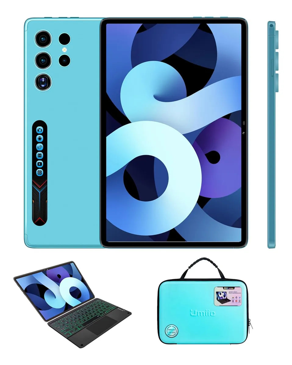 TABLET UMILIO S25 ULTRA 10.1 PULGADAS 12+128GB AZUL - Ekar de Gas