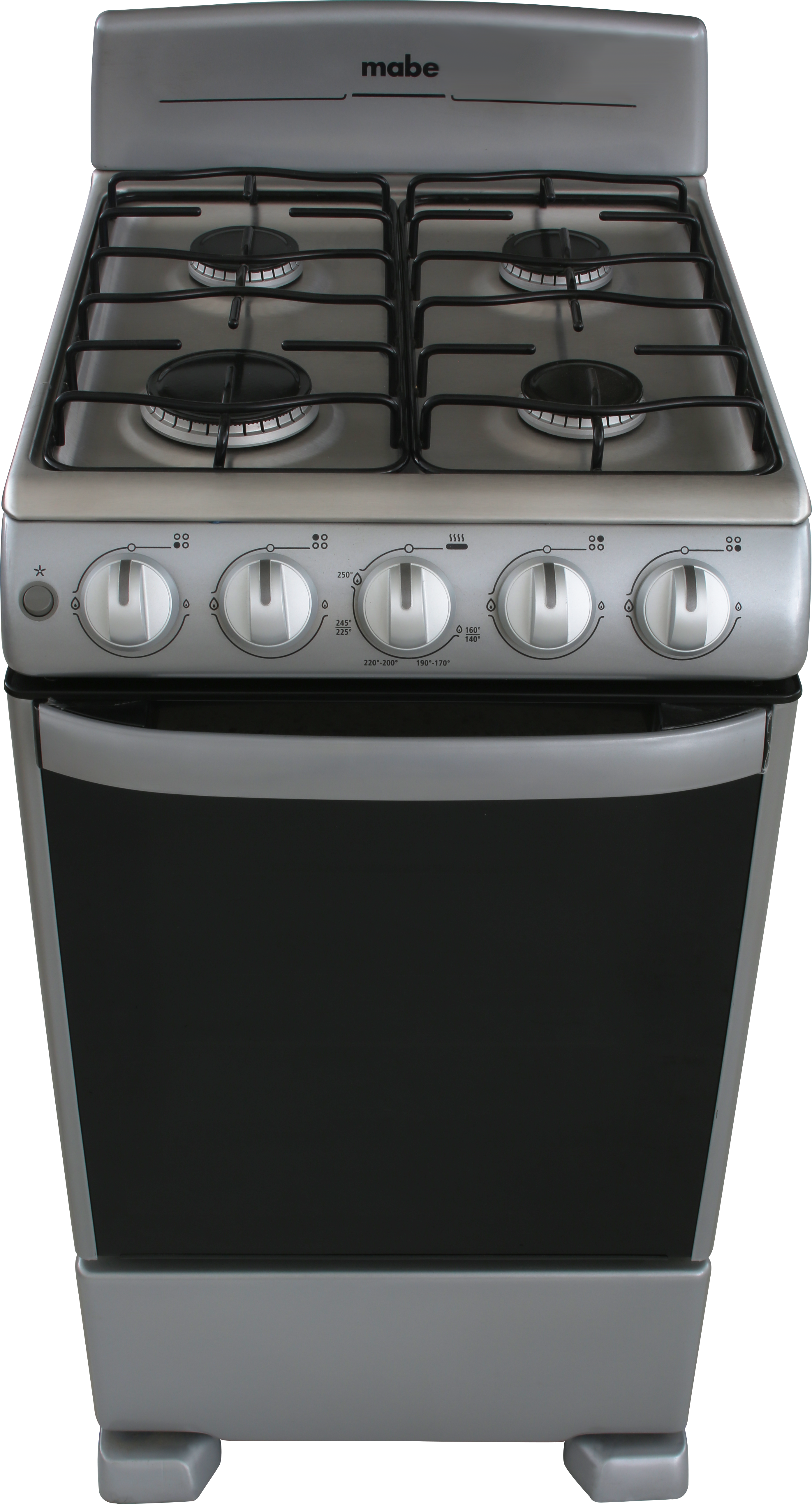 ESTUFA MABE EM5041BAIS PISO 20PULGADAS GRIS CUBIERTA INOX