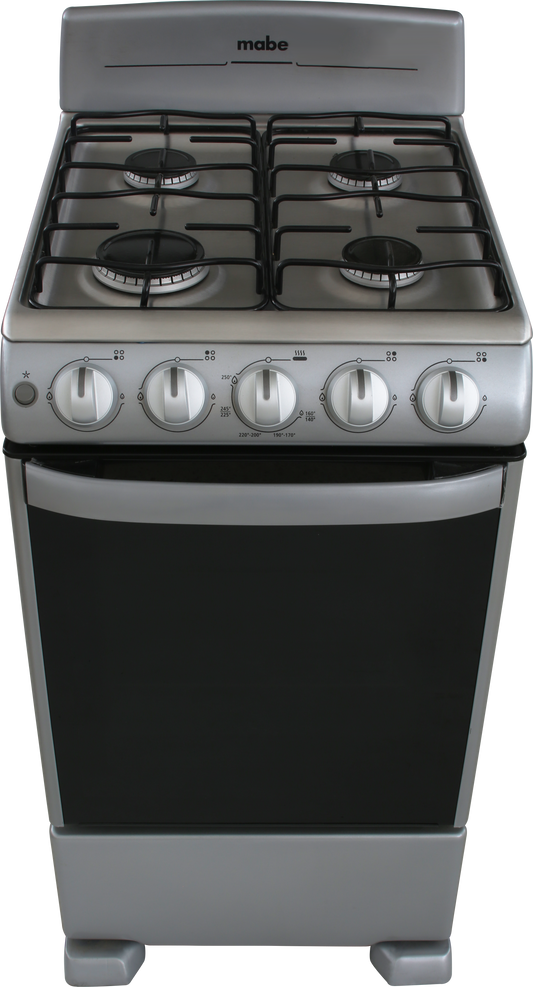 ESTUFA MABE EM5041BAIS PISO 20PULGADAS GRIS CUBIERTA INOX