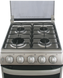 Estufa Mabe em5046caix piso 20pulgadas gris cubierta inox capelo